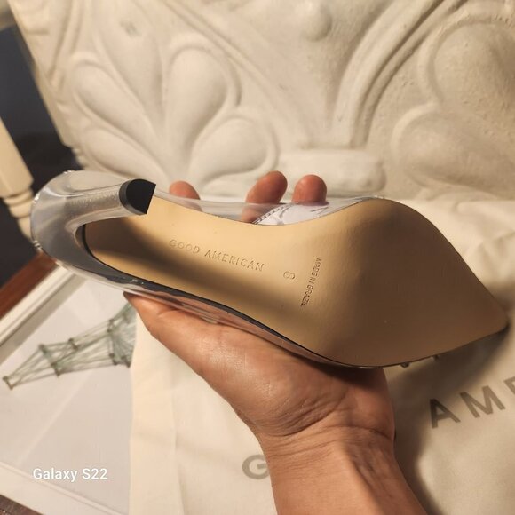 NEW CINDER-F*CKING-RELLA PUMP CLEAR Heels. NIB. Various - Picture 9 of 9